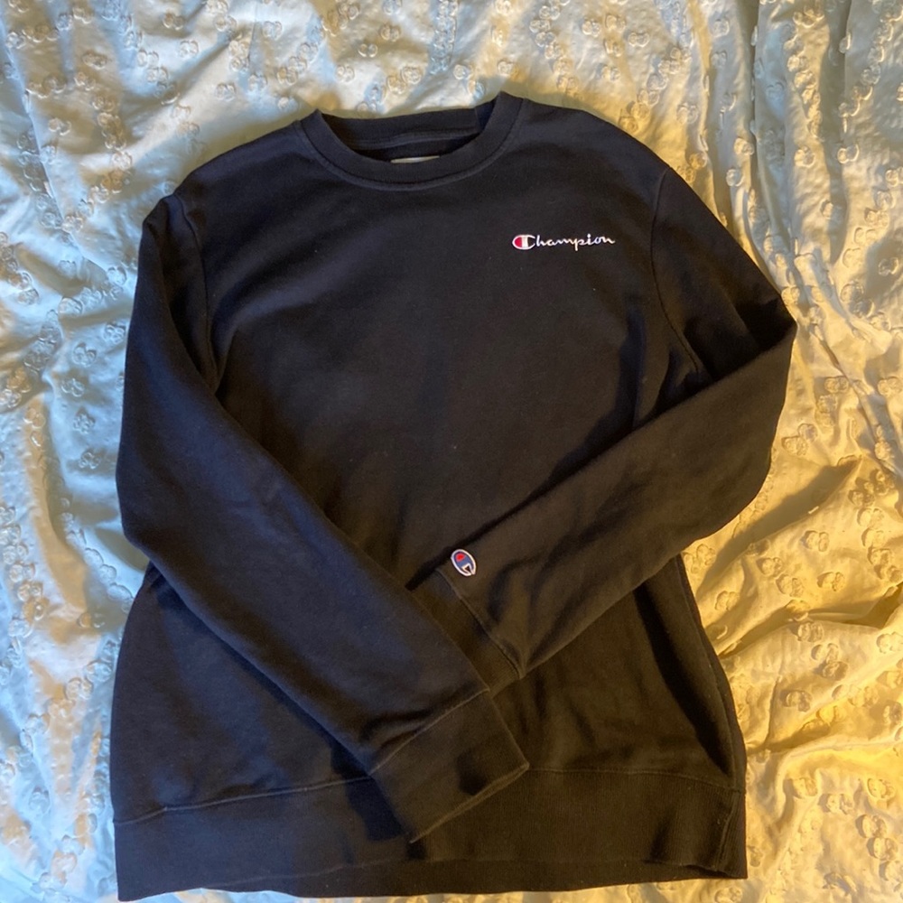 black champion crew neck